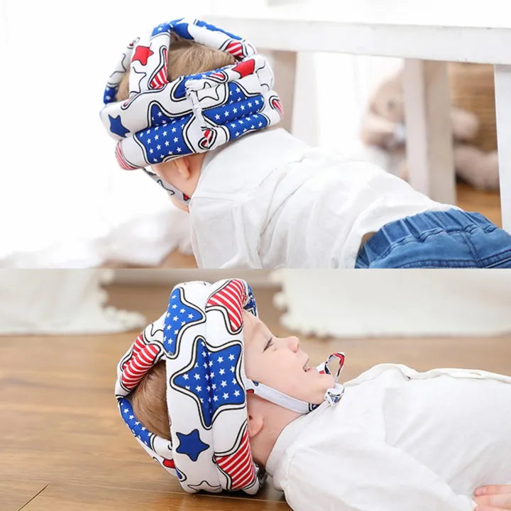 Child safety helmet set, baby toddler head protector kit with adjustable cap, Bumper cushion, and anti fall design for crawling, Walking, And play, Infant headguard for ultimate kid safety.