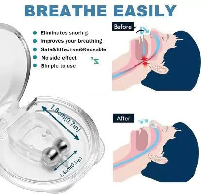Anti Snoring Nose Clip Device for Men Women Nasal Strips Stops Snoring Stopper Anti-snoring Device (Nose Clip)(orginal )