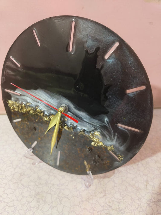 ✨ Luxury Handmade Resin Wall Clock – Customizable Just for You ✨10 Inches