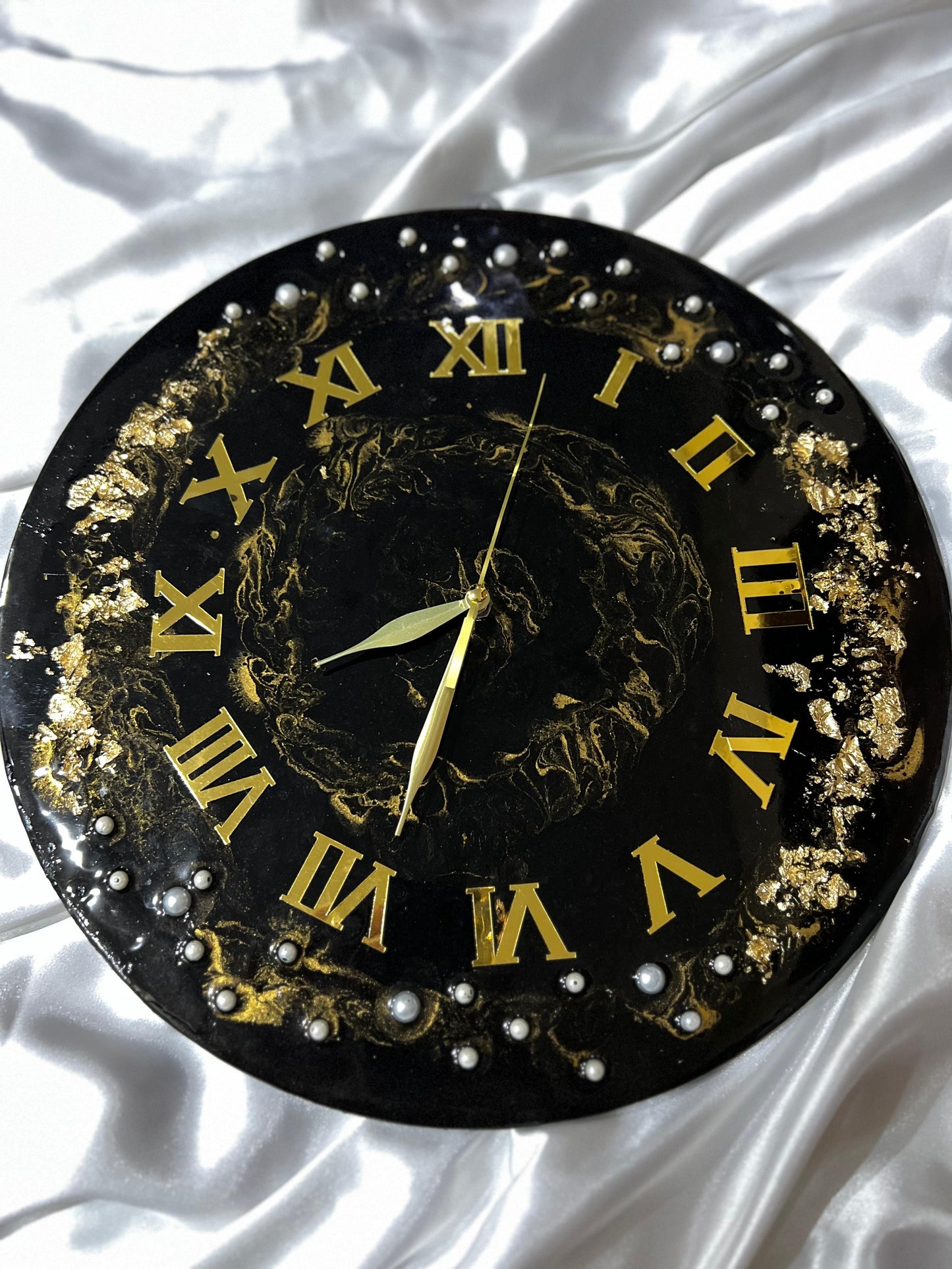 ✨ Luxury Resin Wall Clock ✨ Size 14 Inches