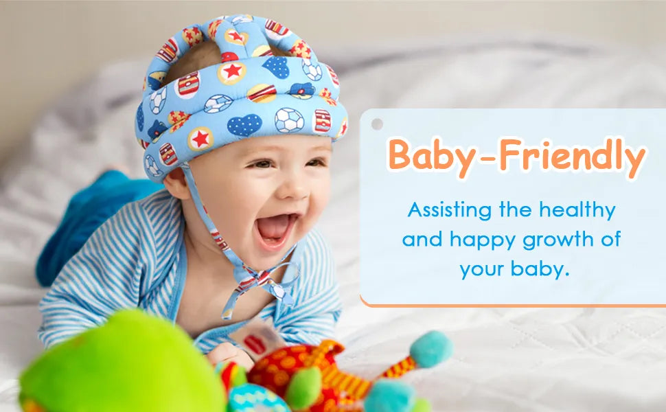 Child safety helmet set, baby toddler head protector kit with adjustable cap, Bumper cushion, and anti fall design for crawling, Walking, And play, Infant headguard for ultimate kid safety.